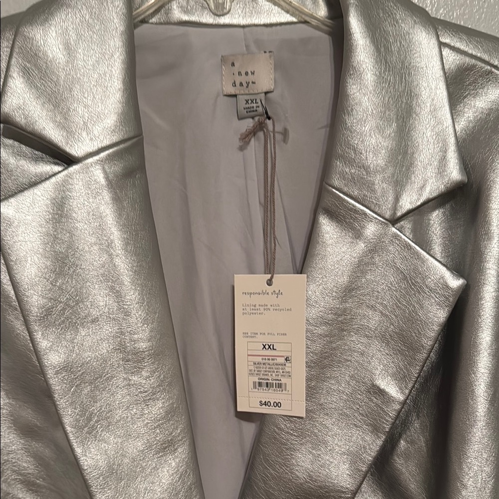 A New Day Women's Silver Jacket